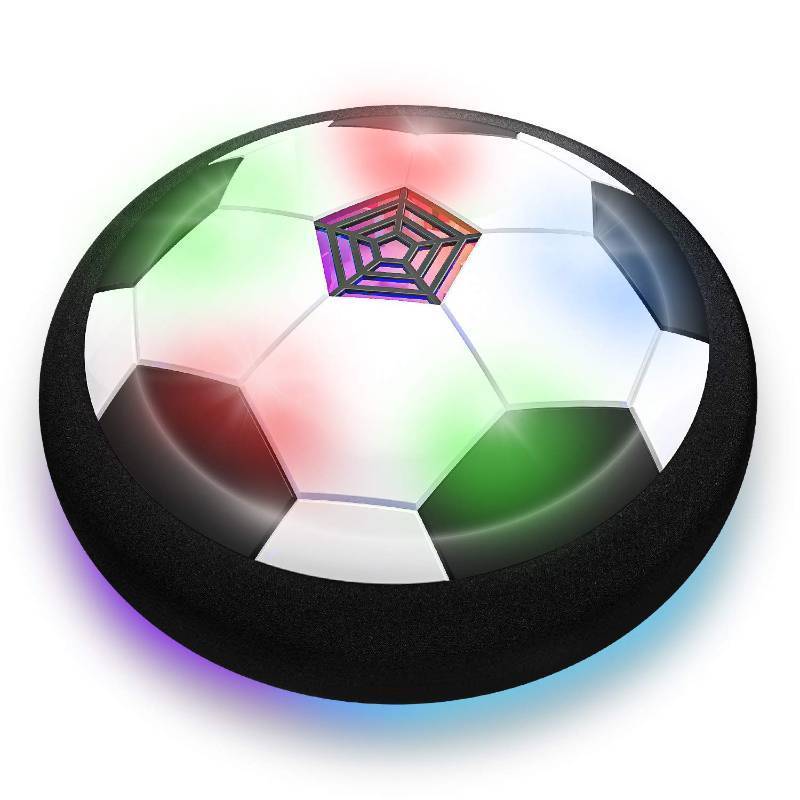lot 2570 image: Toyk Boy Toys - LED Hover Soccer Ball - Air Power Training Ball Playing Football Indoor Outdoor Game - Birthday Gifts for Kids, Age 3 4 5 6 7 8-12 Year Old Boys - Soccer