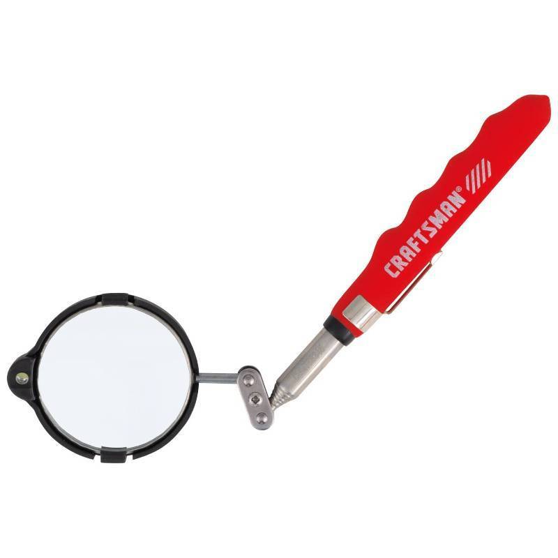 lot 2810 image: CRAFTSMAN CMMT98345 CRFT LED Inspection Mirror, Red