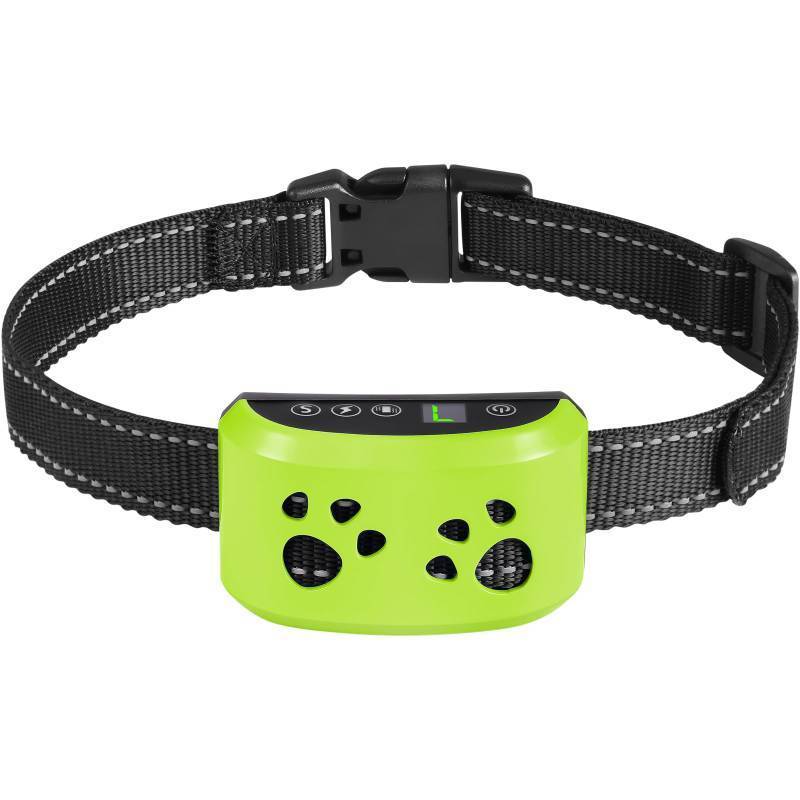 lot 9592 image: Dog Bark Collar, Svtrat Anti Bark Collars Smart Bark Collar for Small Medium Large Dogs with 4 Training Modes and 7 Level Sensitivity Adjustable