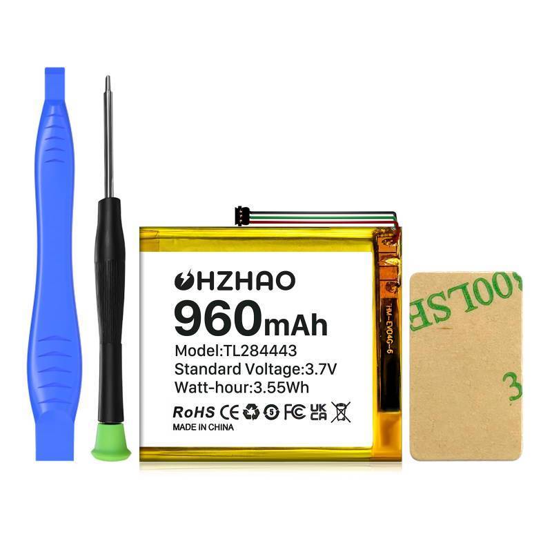 lot 7806 image: OHZHAO 960mAh TL284443 Battery, 2025 Upgraded High Capacity Li-Polymer Replacement Battery for Nest Learning Thermostat 2nd 3rd Generation, T3007ES, T3008US, T4000ES, A0013 with Repair Tools