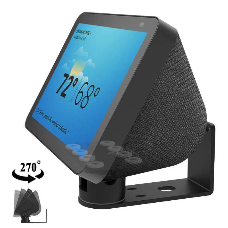 lot 8941 image: Echo Show Wall Mount Stand Echo Show 8 (2nd Gen, 2021 Release and 1st Gen, 2019 Release) Aluminum Swivel Stand, Stand for Amazon Echo Show 8 & Echo Show 5 Black