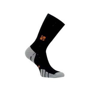 lot 54 image: Vitalsox Tennis Gym Sports Italian Classic Odor Resistant Silver Drystat Compression Crew Socks Black Large VT0810T