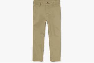 lot 57 image: Amazon Essentials Boys Straight Leg Flat Front Uniform Chino Pant, 8 Yrs