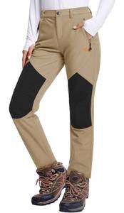 lot 553 image: MAGCOMSEN Womens Fleece Lined Hiking Pants Waterproof Insulated Outdoor Snow Ski Pants Winter Hunting Softshell Pants SIZE XL