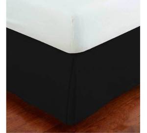 lot 564 image: (twin, Black) - Fancy Collection Twin Size Easy Care Tailored Microfiber 36cm