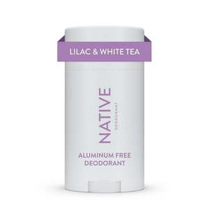 lot 572 image: Native Plastic Free Deodorant Lilac & White Tea Aluminum Free for Women and Men 2.65 oz