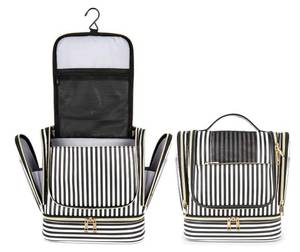 lot 3167 image: WDLHQC Hanging Toiletry Bag with Hook  Water-resistant Travel Organizer for Toiletries & Cosmetics  Large Capacity Makeup Bag