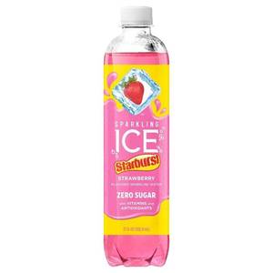lot 3169 image: 9098937 17 oz Starburst Strawberry Carbonated Water - Case of 12
