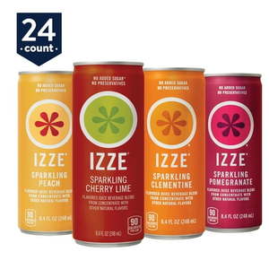 lot 3171 image: Izze Variety Pack 8.4oz Fluid Ounce 24 Pack