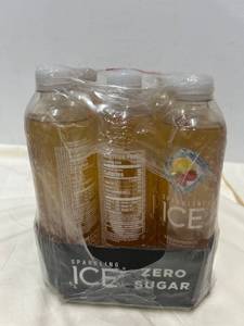 lot 3183 image: LEMONADE, NATURALLY FLAVORED SPARKLING MOUNTAIN SPRING WATER 12 pack 072024