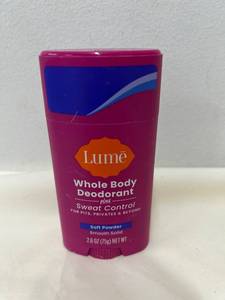lot 3212 image: Lume Whole Body Deodorant plus Sweat Control 2.6 Oz