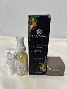 lot 3215 image: Annmarie Phytonutrient Cleanser-Facial Cream Cleanser Vita C Facial Mist Facial Peel and Lactic Acid Face Treatment
