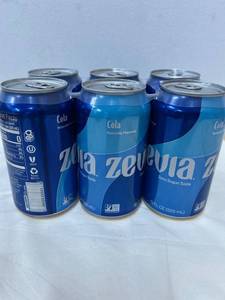 lot 3219 image: Zevia Zero Sugsr Soda Cola 24 cans Feb 2025