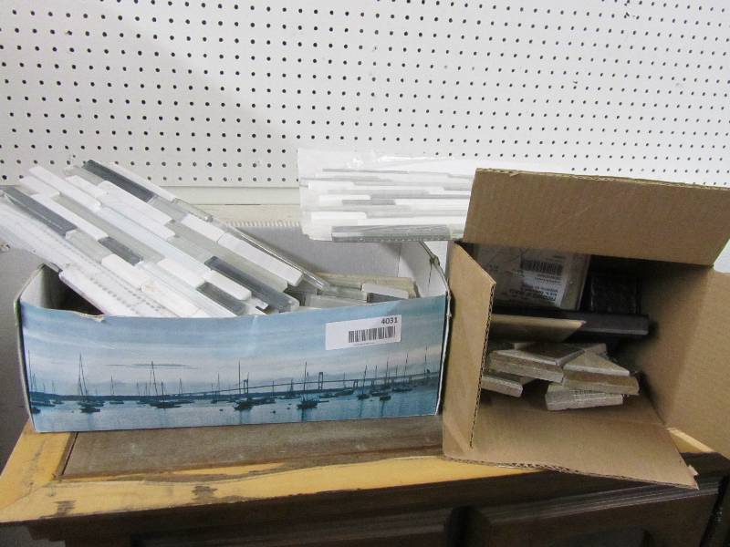 lot 4031 image: Lot of Various Materials- Backsplash and 