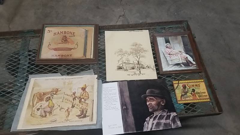 lot 4071 image: Lot of Pictures, Prints, Negro  1 named Hambone-  Check These Out
