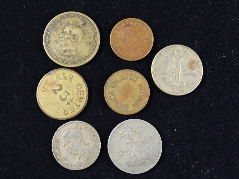 lot 2174 image: Lot of Various Foreign Coins