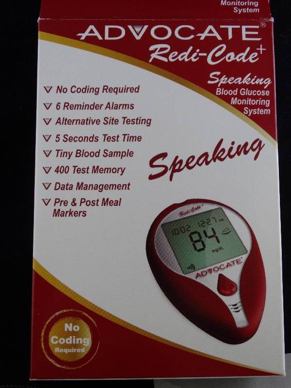 lot 2186 image: Advocate Glucose Monitoring