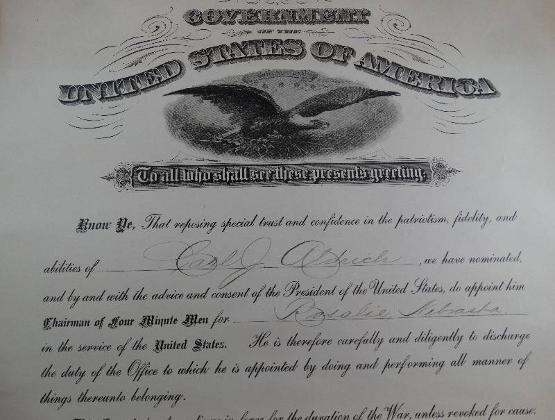 lot 2209 image: 1800s Military Document-  Well Preserved