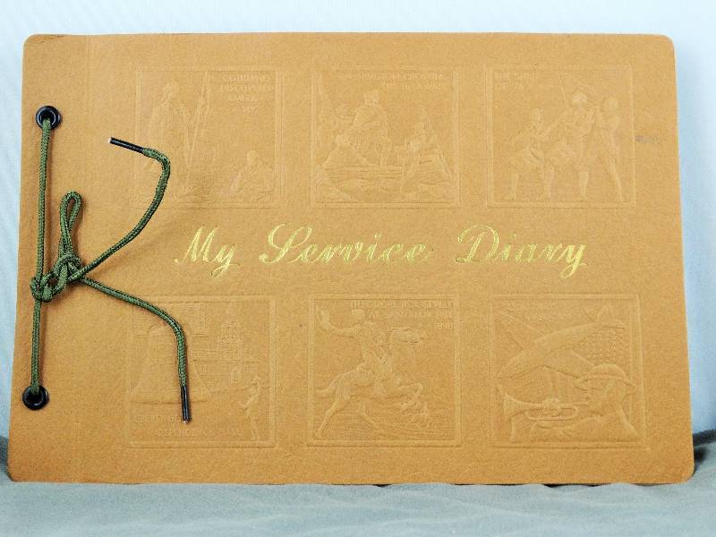 lot 2224 image: Vintage Military Man Service Diary