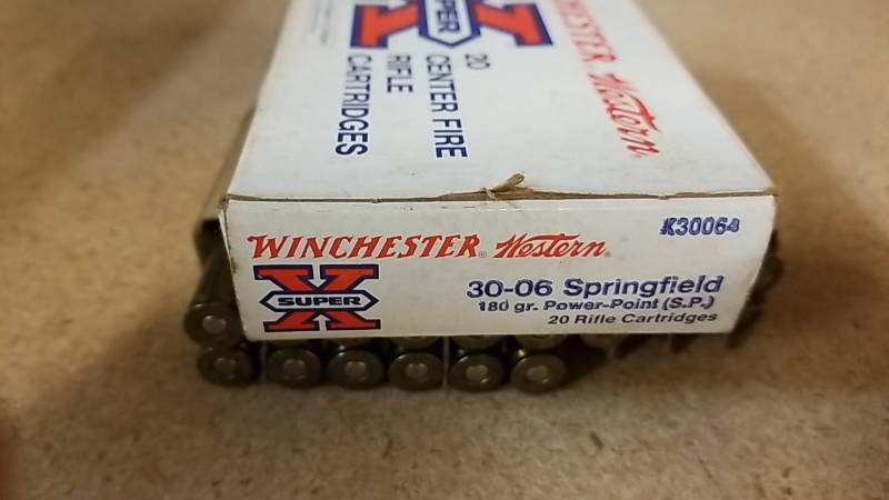 lot 4081 image: 30-06 180 Grain   Partial box Rifle Ammo