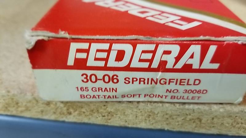 lot 4082 image: 30-06 165 Grain  Rifle Ammo  Full Box