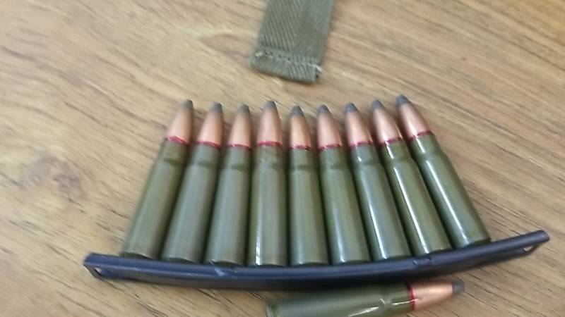 lot 4115 image: Lot of 7.62 X 39 Ammo- Approximately 200 Rounds and Ammo Belt