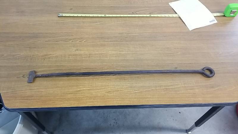 lot 4119 image: Thick Heavy Iron Vintage Branding Iron