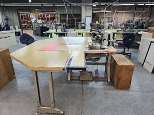 lot 13022 image: Commercial Yamato Sewing Station W Extension