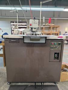 lot 13034 image: Commercial Mitsubishi PLK-1210 Sewing Station