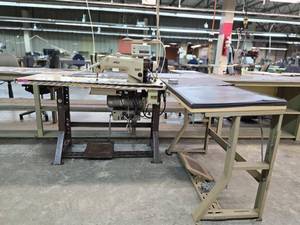 lot 13037 image: Commercial PFAFF Sewing Station