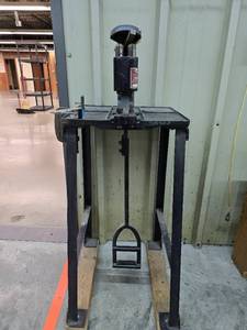 lot 13045 image: TRW Industrial Foot Press Machine with Stand