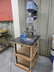 lot 13049 image: Rockwell 11-100 Drill Press with Stand, Serial BL-1293