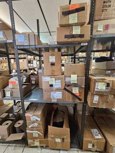 lot 23053 image: Assorted Lot Of Zippers and Shoe Laces