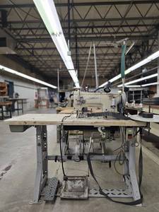 lot 17766 image: Commercial Brother Sewing Station