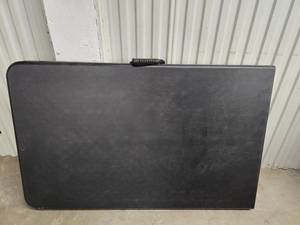 lot 17804 image: 8ft Black Cosco Folding Table W Handle