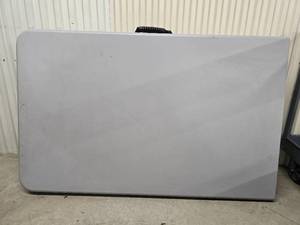 lot 17805 image: 8ft Grey Cosco Folding Table W Handle