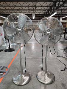 lot 17841 image: (2) Utilitech Freestanding Fans