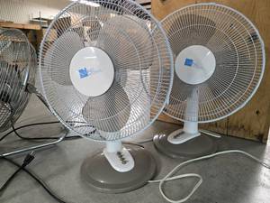 lot 17851 image: (2) Living Accents Oscillating Fans