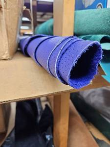 lot 14742 image: Perforated Purple, Leather