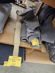 lot 14761 image: Grey Latter taupe- leather