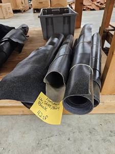 lot 14765 image: Shiny Stiff Black Leather