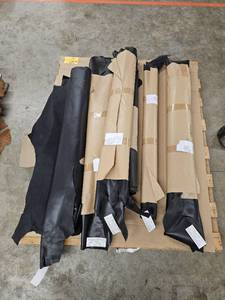 lot 14777 image: Pallet of Black Leather
