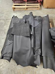 lot 14781 image: Pallet of Black Leather