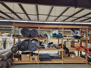 lot 14806 image: wooden 3 Tier Shelving