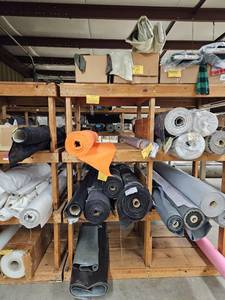 lot 14815 image: Assorted Lot Of Tulle, And Fabric