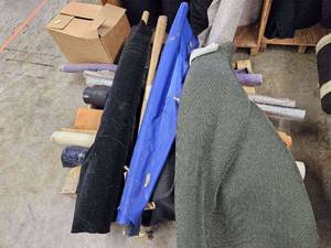 lot 14840 image: Assorted Lot Of Fleece, mesh Nylon, plastic and More