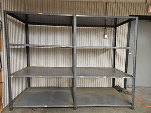 lot 14865 image: 4 Tier Metal Shelving