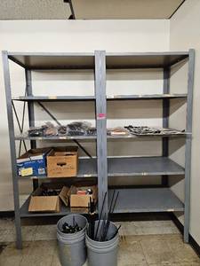 lot 29088 image: Industrial Metal Shelves