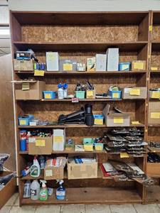lot 29094 image: Wooden Shelving