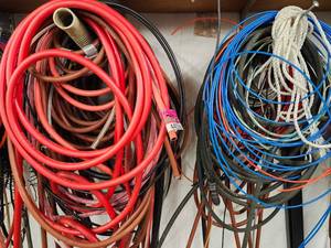 lot 44036 image: Industrial Cable and Wire Assortment - Multiple Colors